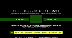 Desktop Screenshot of lacityducksyouthfootball.com